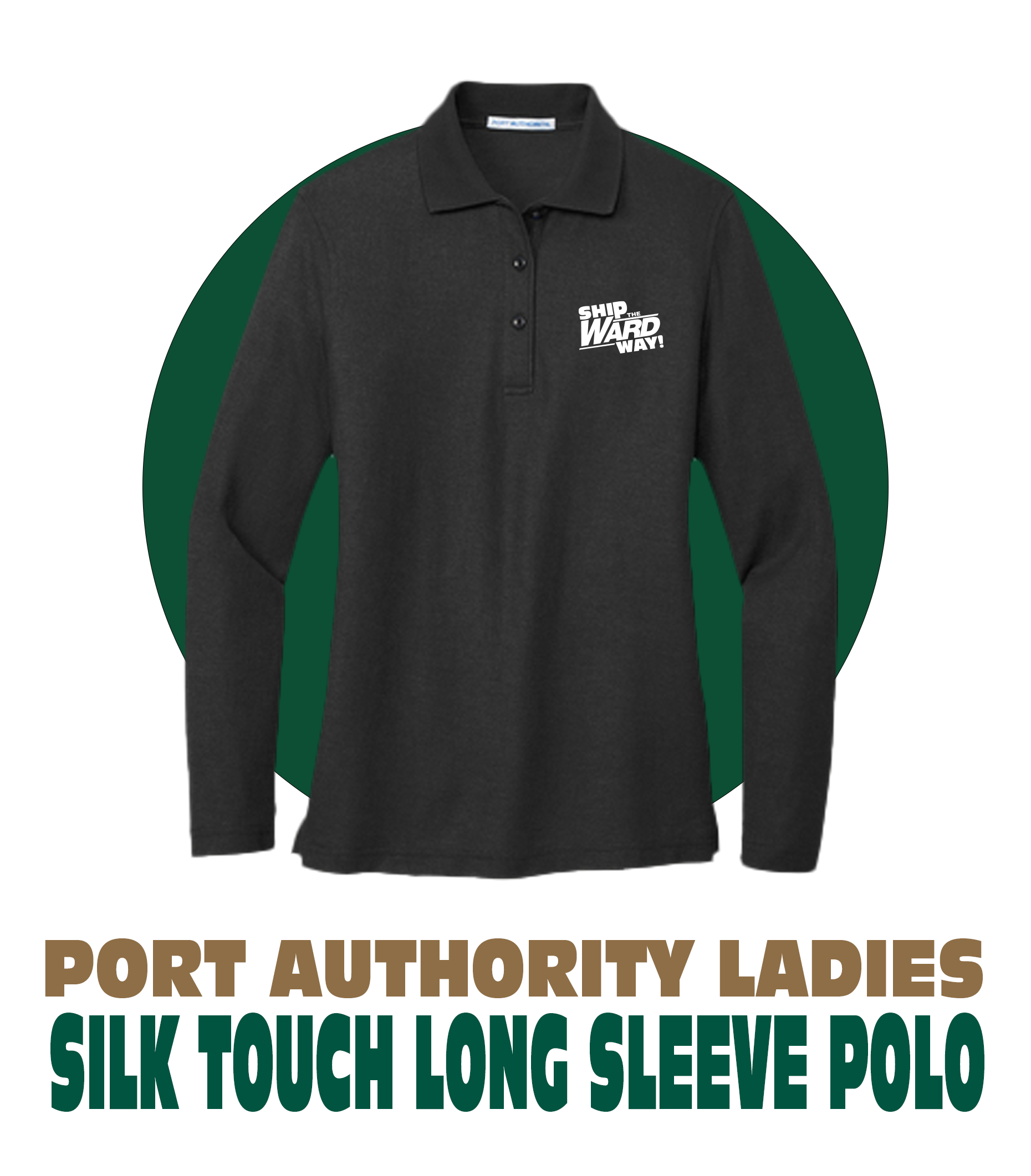 Port Authority® Ladies Silk Touch™ Long Sleeve Polo – Ward Gear Powered ...